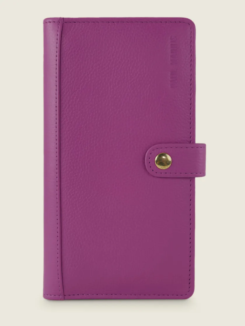 PAUL MARIUS Portefeuilles|LePortefeuille Charlotte N°2 Sorbet - Cassis