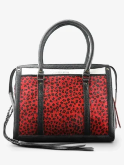 PAUL MARIUS Sacs Porté Épaule|LeRive Droite - L - Léopard - Noir / Rouge