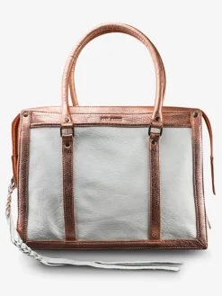 PAUL MARIUS Sacs Porté Épaule|LeRive Droite - L - Or Rose / Blanc