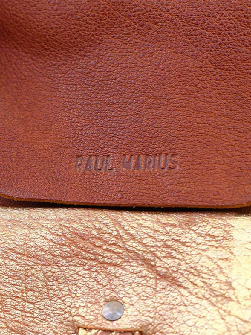 PAUL MARIUS Sacs Porté Travers|Sacs Porté Épaule|LeRive Gauche - M - Naturel / Doré