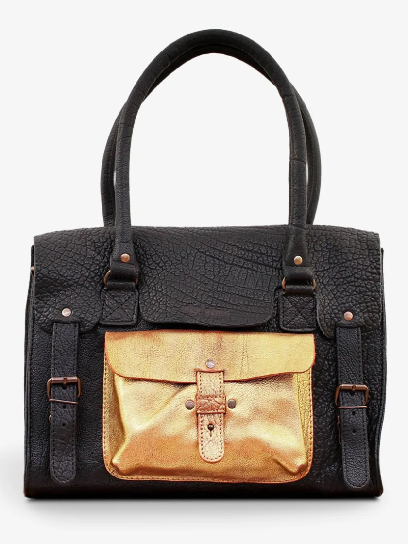 PAUL MARIUS Sacs Porté Travers|Sacs Porté Épaule|LeRive Gauche - M - Noir / Doré