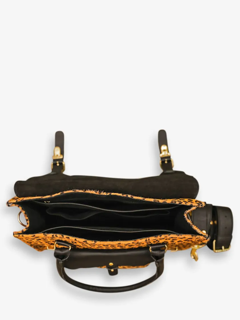 PAUL MARIUS Sacs Porté Travers|Sacs Porté Épaule|LeRive Gauche - M - Noir / Léopard