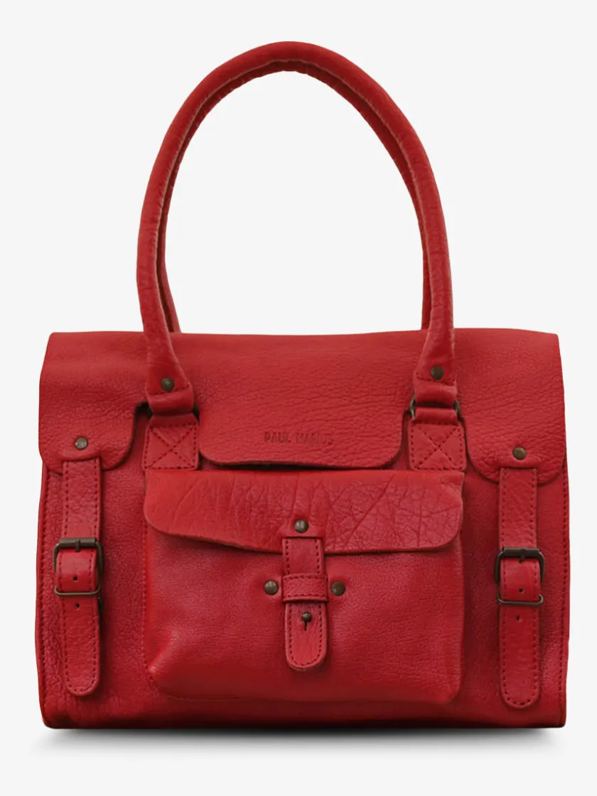 PAUL MARIUS Sacs Porté Travers|Sacs Porté Épaule|LeRive Gauche - M - Rouge Carmin