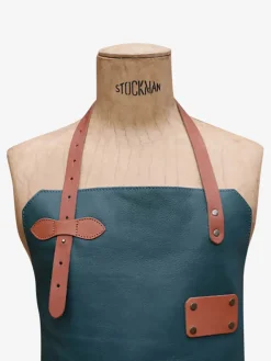 PAUL MARIUS Tabliers|Tabliers|LeTablier En Cuir - Cobalt