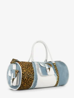 PAUL MARIUS Sacs De Voyage|Sacs De Voyage|LeVoyageur XL Chimère - Denim / Blanc