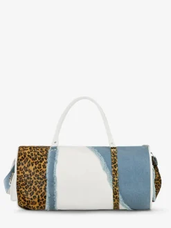 PAUL MARIUS Sacs De Voyage|Sacs De Voyage|LeVoyageur XL Chimère - Denim / Blanc
