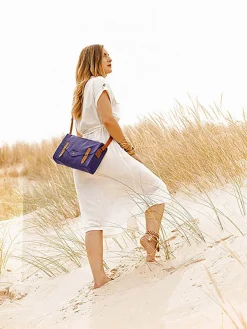 PAUL MARIUS Sacs Porté Travers|Sacs Porté Épaule|L'Indispensable - Bleu Egyptien