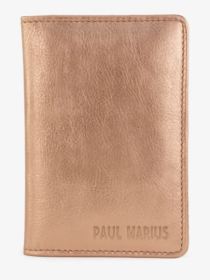PAUL MARIUS Étiquettes À Bagages|L'Étui Pour Passeport - Or Rose