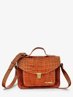 PAUL MARIUS Sacs Porté Travers|Sacs Porté Main|Mademoiselle George Alligator Cocktail - Ambre