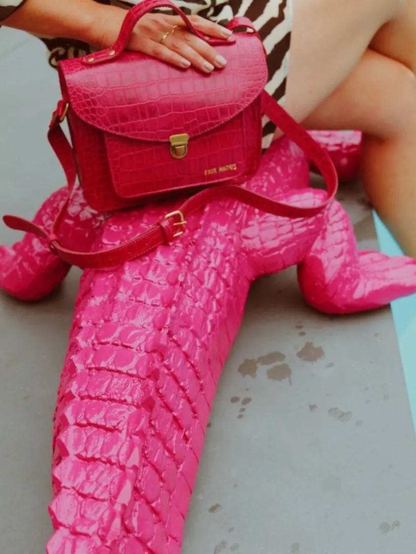 PAUL MARIUS Sacs Porté Travers|Sacs Porté Épaule|Mademoiselle George Alligator Cocktail - Tourmaline