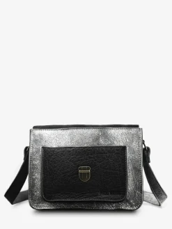 PAUL MARIUS Sacs Porté Travers|Sacs Porté Épaule|Mademoiselle George - Argenté / Noir