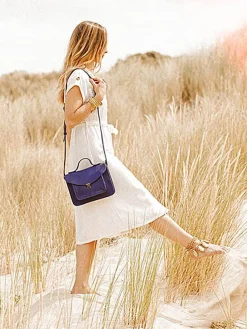 PAUL MARIUS Sacs Porté Travers|Sacs Porté Main|Mademoiselle George - Bleu Egyptien