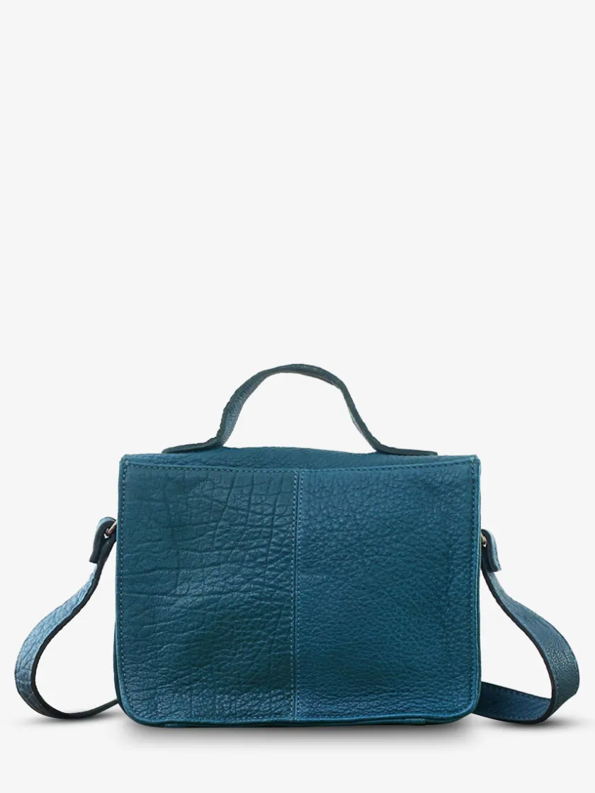 PAUL MARIUS Sacs Porté Travers|Sacs Porté Épaule|Mademoiselle George - Bleu Piscine / Argenté