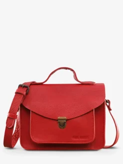 PAUL MARIUS Sacs Porté Épaule|Sacs Porté Main|Mademoiselle George - Rouge Carmin