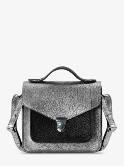 PAUL MARIUS Mini Sacs|Sacs Porté Main|Mademoiselle George XS - Argenté / Noir