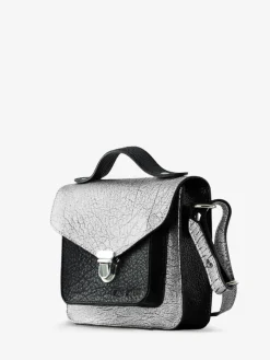 PAUL MARIUS Mini Sacs|Sacs Porté Main|Mademoiselle George XS - Argenté / Noir