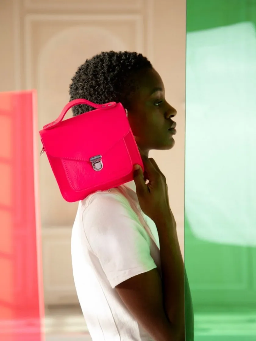 PAUL MARIUS Mini Sacs|Sacs Porté Main|Mademoiselle George XS Néon - Rose
