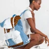 PAUL MARIUS Sacs À Dos|Sacs À Dos|MonLégionnaire Chimère - Denim / Blanc