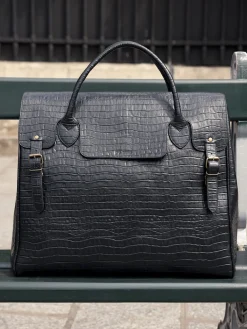 PAUL MARIUS Sacs De Voyage|Sacs De Voyage|Rouen-Delhi Héritage - Noir De Jais