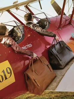 PAUL MARIUS Sacs De Voyage|Sacs De Voyage|Rouen-Delhi - Tabac Huilé