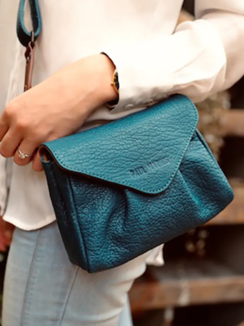 PAUL MARIUS Mini Sacs|Sacs Porté Travers|Suzon S - Bleu Piscine